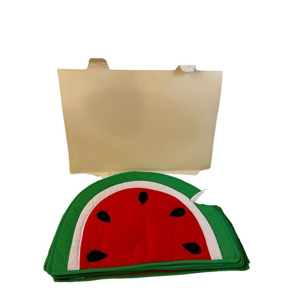 6 Watermelon placement cotton set‎ USA new